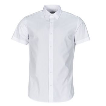 Jack & Jones Košile s krátkými rukávy JJJOE SHIRT SS PLAIN - Bílá