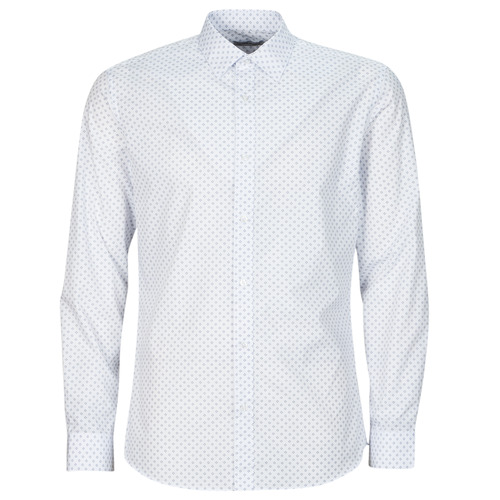 Textil Muži Košile s dlouhymi rukávy Jack & Jones JJJOE PRINT SHIRT LS SS24 Bílá