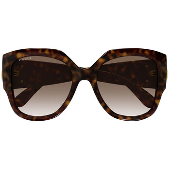 Gucci sluneční brýle Occhiali da Sole GG1407S 003 - Hnědá