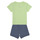 Textil Chlapecké Teplákové soupravy Adidas Sportswear I BL CO T SET Tmavě modrá / Zelená
