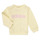 Textil Dívčí Teplákové soupravy Adidas Sportswear I LIN FL JOG Krémově bílá / Růžová