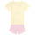 Textil Dívčí Teplákové soupravy Adidas Sportswear I BL CO T SET Krémově bílá / Růžová