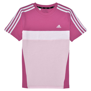 Adidas Sportswear J 3S TIB T Růžová / Bílá