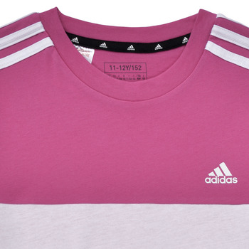Adidas Sportswear J 3S TIB T Růžová / Bílá