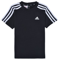 Textil Děti Trička s krátkým rukávem Adidas Sportswear LK 3S CO TEE Černá / Bílá