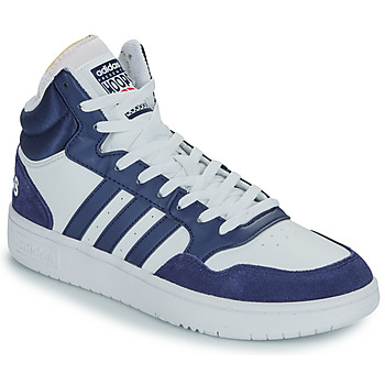 Adidas Sportswear HOOPS 3.0 MID Tmavě modrá / Bílá