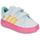 Boty Dívčí Nízké tenisky Adidas Sportswear GRAND COURT MINNIE CF I Bílá / Růžová