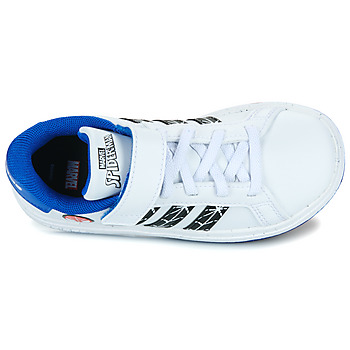 Adidas Sportswear GRAND COURT SPIDER-MAN EL K Bílá / Modrá