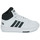 Boty Děti Kotníkové tenisky Adidas Sportswear HOOPS 3.0 MID K Bílá / Černá