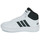 Boty Děti Kotníkové tenisky Adidas Sportswear HOOPS 3.0 MID K Bílá / Černá