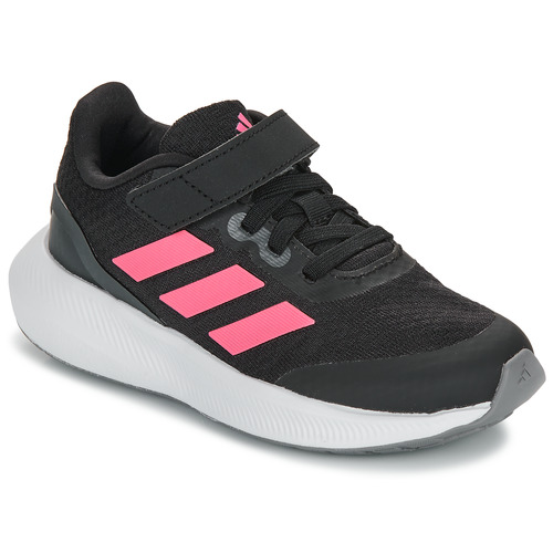 Boty Dívčí Nízké tenisky Adidas Sportswear RUNFALCON 3.0 EL K Černá / Růžová