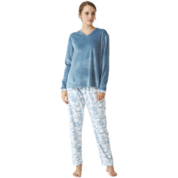 Textil Ženy Pyžamo / Noční košile J&j Brothers JJBDP0501 Modrá