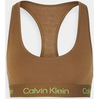 Calvin Klein Jeans Legíny / Punčochové kalhoty 000QF7454E - Hnědá