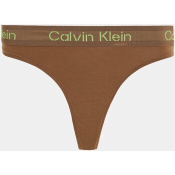 Calvin Klein Jeans Legíny / Punčochové kalhoty 000QF7457E - Hnědá