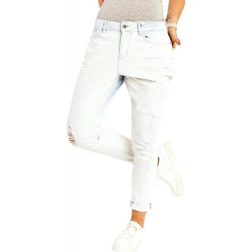 Textil Ženy Kalhoty Only Lima Boyfriend Jeans L32 - White Bílá