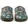 Boty Ženy Papuče Medi Line 314 zeleno růžové dámské zdravotní pantofle Zelená