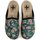 Boty Ženy Papuče Medi Line 314 zeleno růžové dámské zdravotní pantofle Zelená