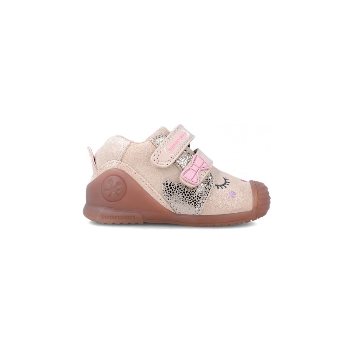 Boty Děti Módní tenisky Biomecanics Baby Sneakers 231107-B - Serraje Laminado Růžová