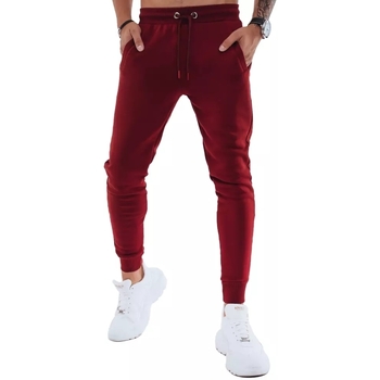 Textil Muži Teplákové kalhoty D Street Pánské kalhoty Carina tmavě červená Červená
