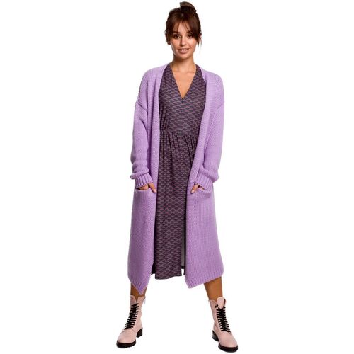 Textil Ženy Svetry / Svetry se zapínáním Bewear Dámský kardigan Dodo BK053 fialová Fialová