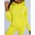 Textil Ženy Mikiny D Street Dámská mikina Basic s kapucí žlutá Žlutá
