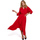 Textil Ženy Krátké šaty Makover Dámské společenské šaty Lorentz K086 červená Červená