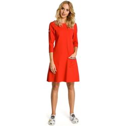Textil Ženy Krátké šaty Made Of Emotion Dámské mini šaty Erhard M343 červená Červená