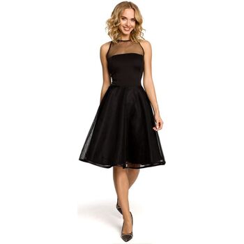 Textil Ženy Krátké šaty Made Of Emotion Dámské společenské šaty Marit M148 černá Černá