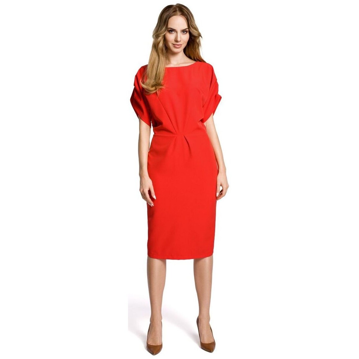 Textil Ženy Krátké šaty Made Of Emotion Dámské společenské šaty Carita M364 červená Červená
