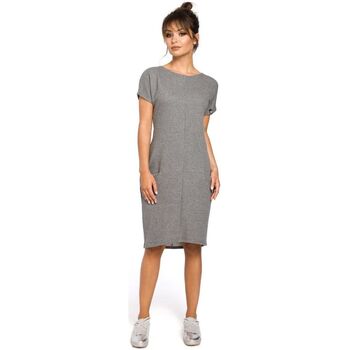 Textil Ženy Krátké šaty Bewear Dámské midi šaty Almut B050 šedá Šedá