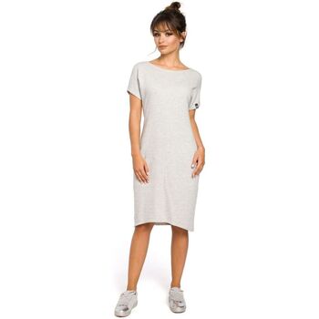 Textil Ženy Krátké šaty Bewear Dámské midi šaty Almut B050 tmavě šedá Šedá