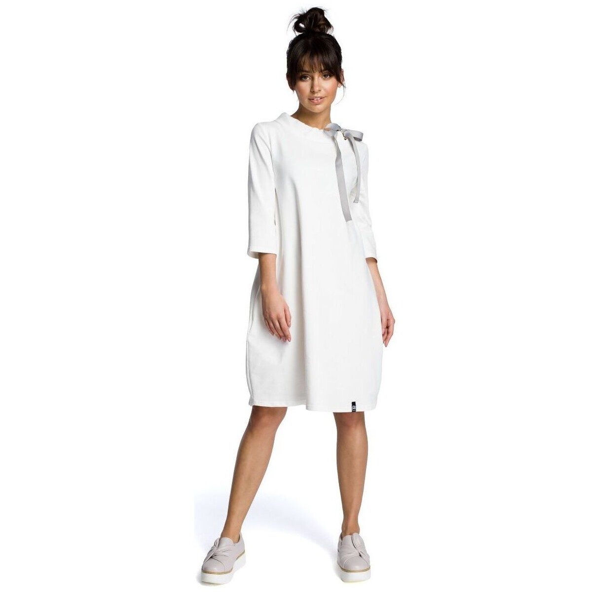 Textil Ženy Krátké šaty Bewear Dámské mini šaty Willibrord B070 bílá Šedá