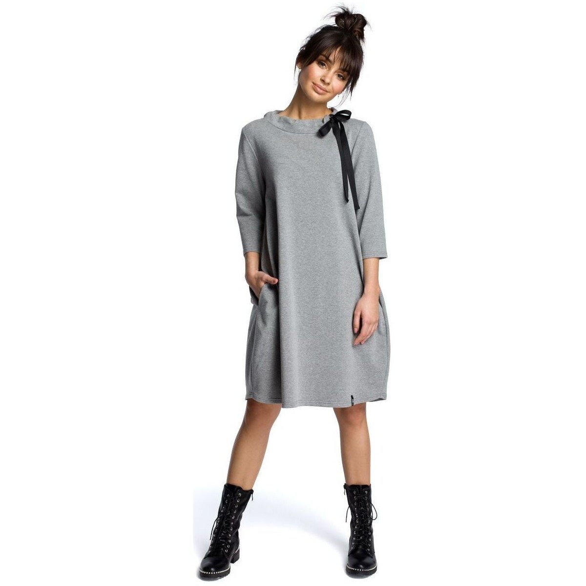 Textil Ženy Krátké šaty Bewear Dámské mini šaty Willibrord B070 šedá Šedá