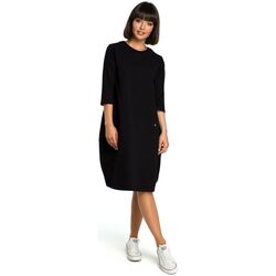 Textil Ženy Krátké šaty Bewear Dámské midi šaty Czesl B083 černá Černá