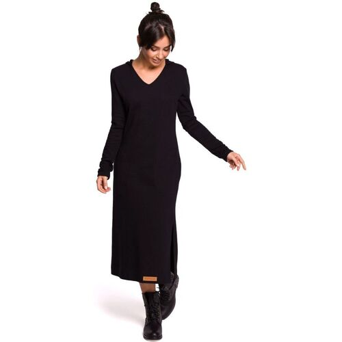 Textil Ženy Krátké šaty Bewear Dámské mikinové šaty Hajnrich B128 černá Černá