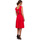 Textil Ženy Krátké šaty Makover Dámské společenské šaty Krzys K005 červená Červená