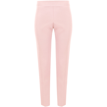 Makover Kalhoty Dámské elegantní kalhoty Set K035 růžová - Růžová