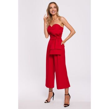 Textil Ženy Overaly / Kalhoty s laclem Made Of Emotion Dámský overal Urana M571 červená Červená