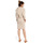 Textil Ženy Krátké šaty Bewear Dámské mini šaty Vereteno B032 béžová Béžová