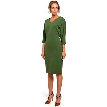 Made Of Emotion Krátké šaty Dámské mini šaty Adelaide M464 zelená - Zelená