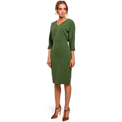 Textil Ženy Krátké šaty Made Of Emotion Dámské mini šaty Adelaide M464 zelená Zelená