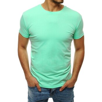 Textil Muži Trička s krátkým rukávem D Street Pánské tričko Tving zelená Zelená
