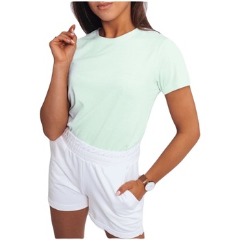 Textil Ženy Trička & Pola D Street Dámské tričko Mayla II světle zelená Zelená