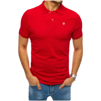 Textil Muži Trička & Pola D Street Pánské polo tričko s výšivkou Helene červená Červená