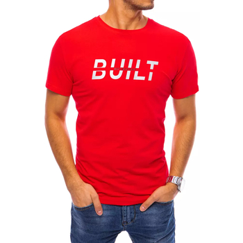 Textil Muži Trička s krátkým rukávem D Street Pánské tričko Naesha červená Červená