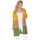 Textil Ženy Svetry / Svetry se zapínáním Peekaboo Dámský kardigan s kapucí Nagykallo horčicovo-zelená Zelená