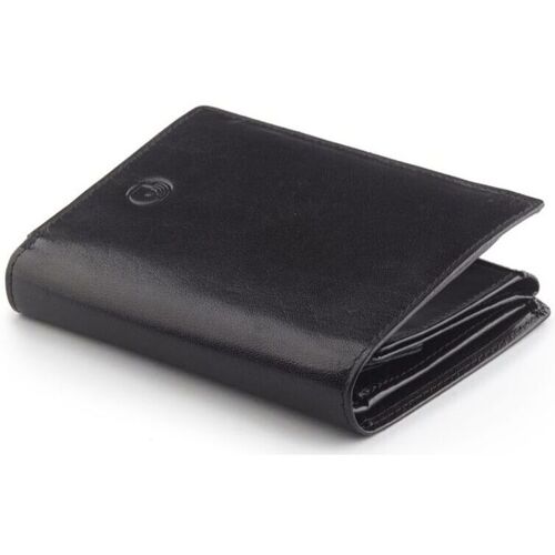 Taška Muži Peněženky Peterson Pánská kožená peněženka se zabezpečením RFID Černá