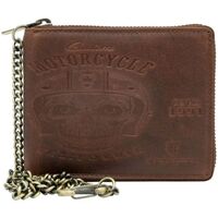 Taška Muži Peněženky Peterson Pánská kožená peněženka se zabezpečením RFID Adony Hnědá
