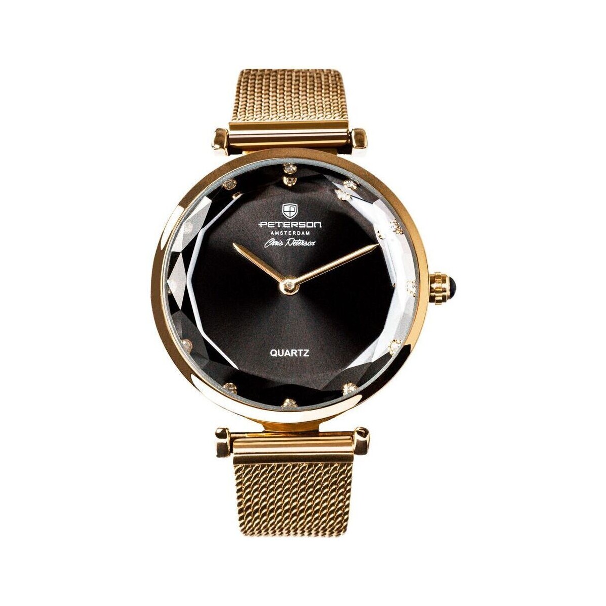 Hodinky & Bižuterie Ženy Hodinky Peterson Dámské hodinky z oceli Fuzes zlatá Zlatá
