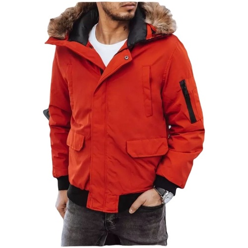 Textil Muži Prošívané bundy D Street Pánská bunda World červená Červená